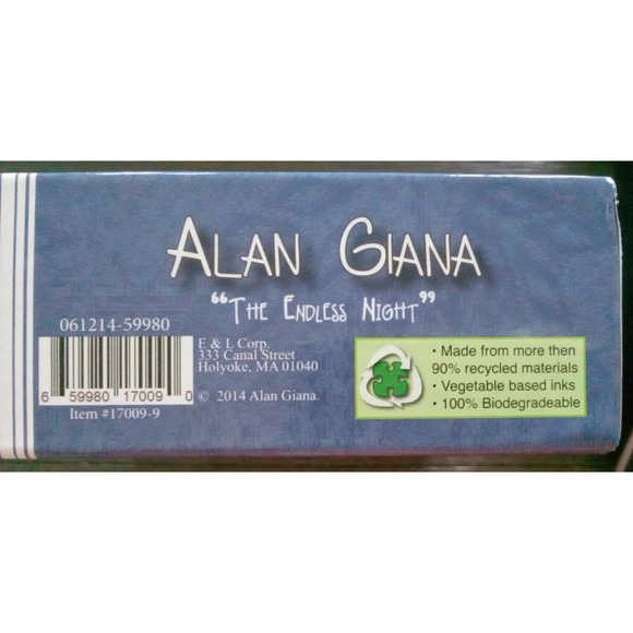 Alan Giana "The Endless Night" Papercity Puzzles 100 Piece 9" X 12" Holiday NEW - Picture 7 of 13